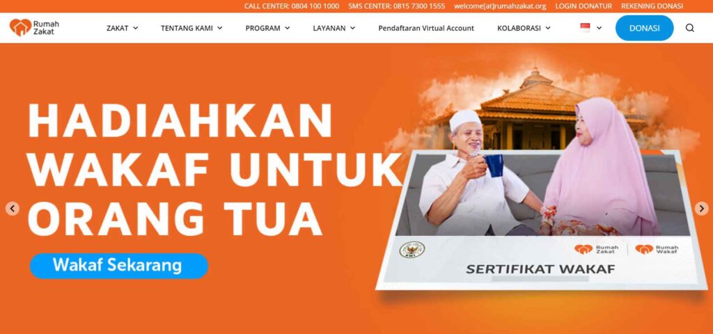 Situs Donasi Online Rumah Zakat