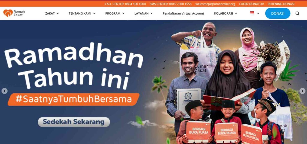 Situs Donasi Online Rumah Zakat