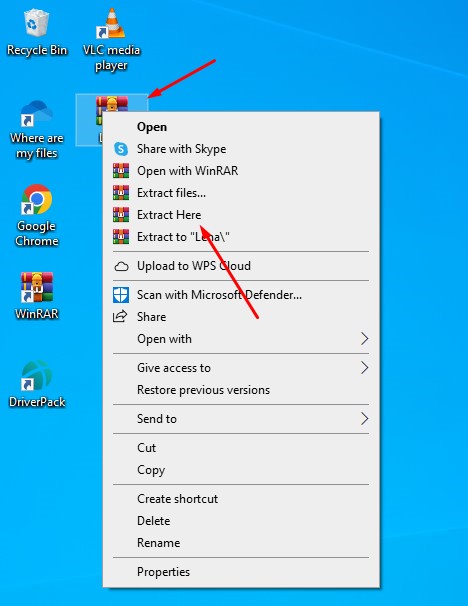 extrack file