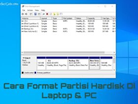 Cara Format Partisi Hardisk Di Laptop & PC