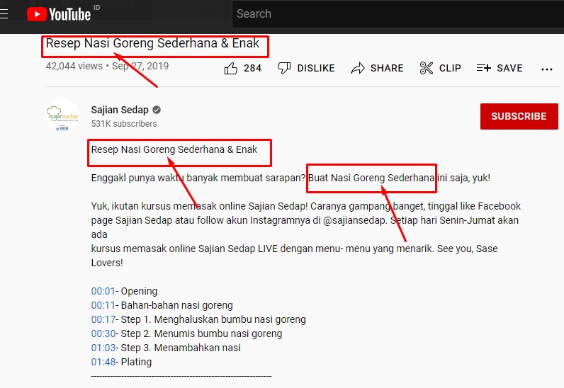 kata kunci di deskripsi