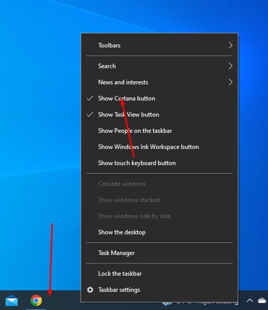 kelik show cortana button