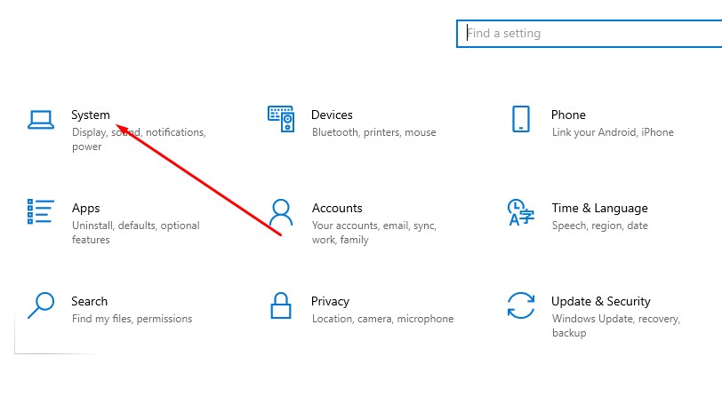 system windows 10