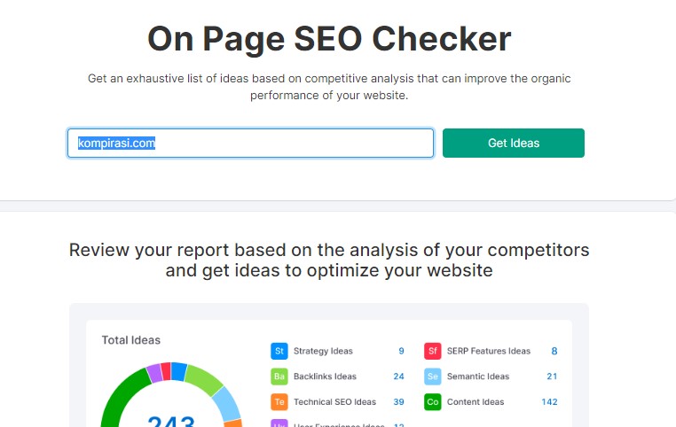 one page seo