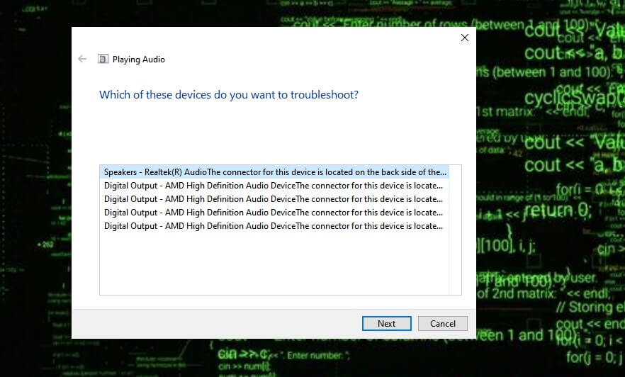 troubleshoot 1