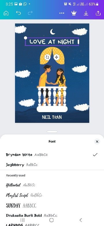 Belajar canva mengubah font tulisan