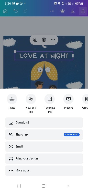 Tutorial canva menyimpan hasil gambar
