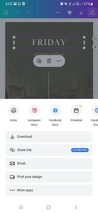 Simpan contoh desain canva