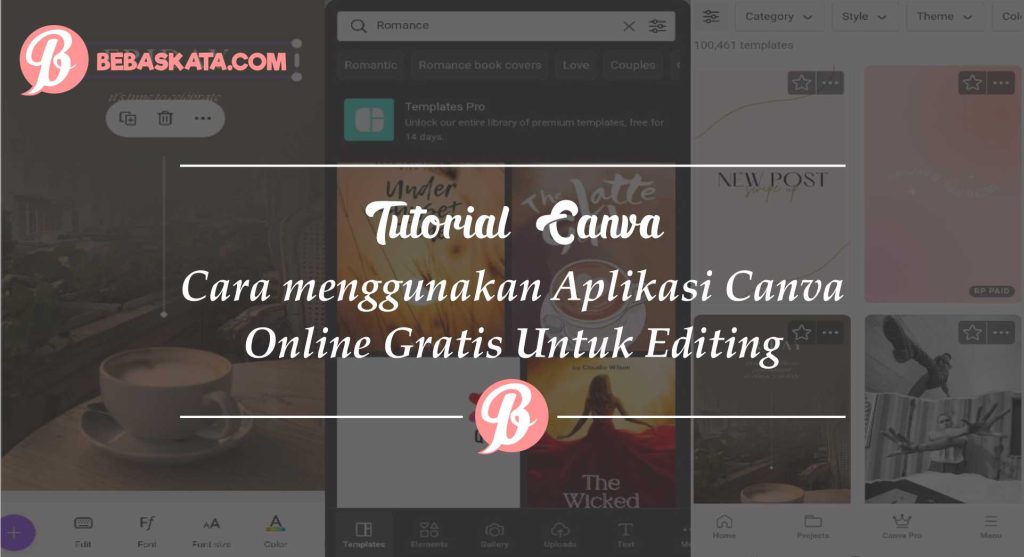 Cara menggunakan Aplikasi Canva Online Gratis Untuk Editing Gambar Desain