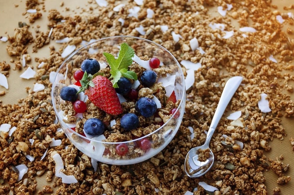 Camilan untuk diet "Granola"