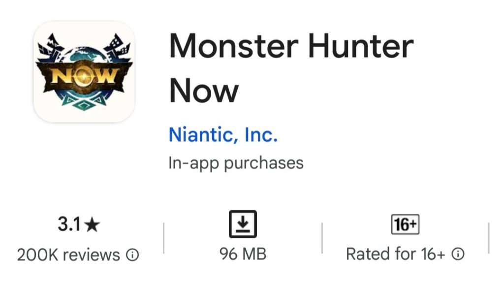 Game Multiplayer Terbaik: Monster Hunter Now