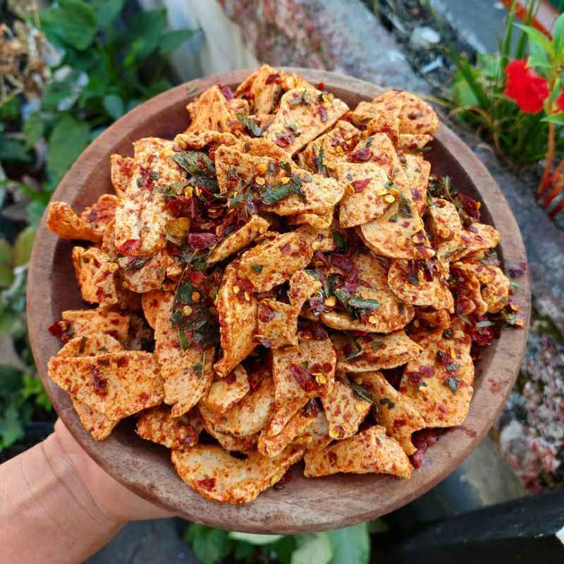 brd 44261 basreng bandung pedas daun jeruk 500g basreng daun jeruk bakso goreng baso goreng basreng full01