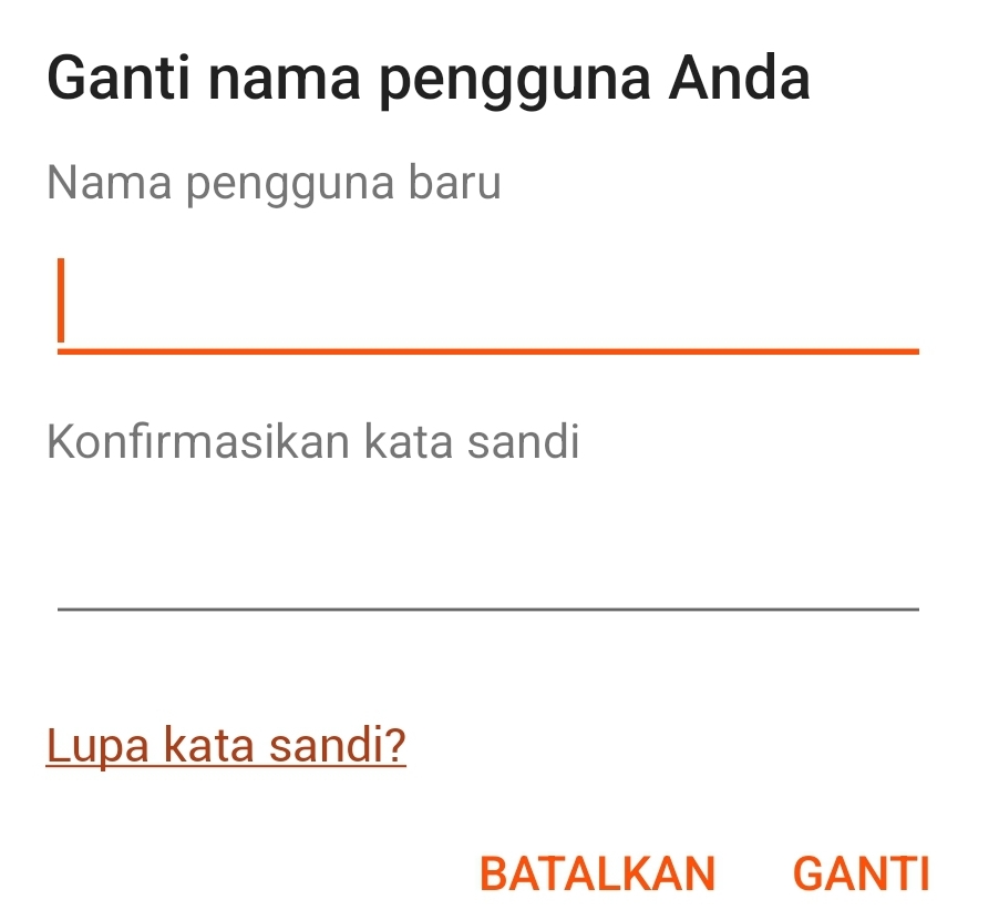 Cara Mengisi Nama Pengguna di Wattpad