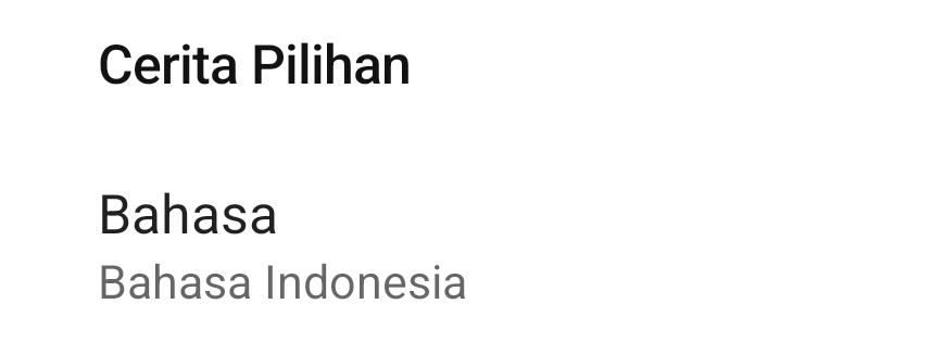 Cara Mengubah Bahasa Cerita di Wattpad 