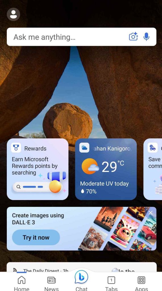 Menggunakan Bing AI di PC dan Android