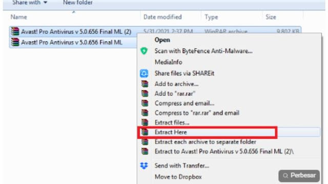 Cara Ekstrak File Part Agar Menjadi 1 Folder WinRAR