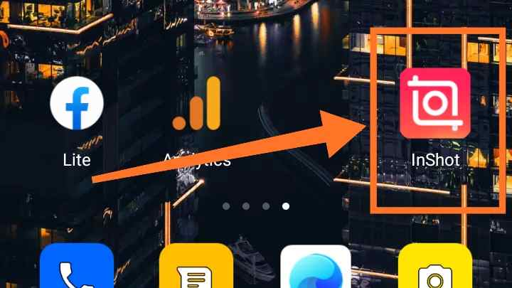 Buka aplikasi slowmo di inshot