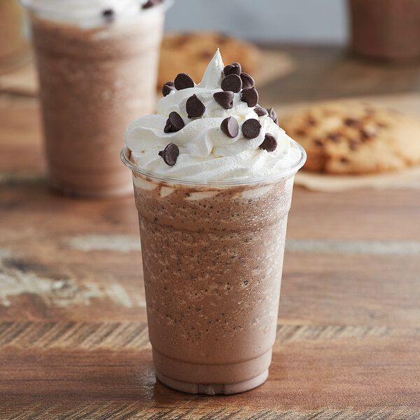Blended Ice Beverage and Coffee