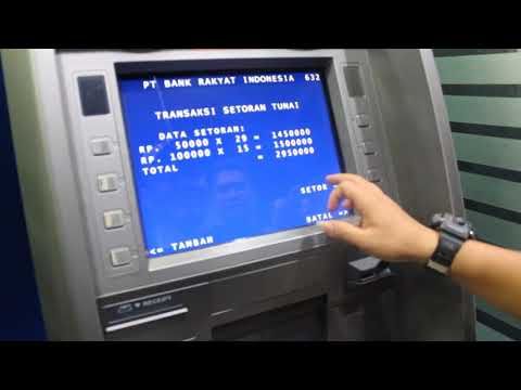 Cara Setor tunai di ATM BRI