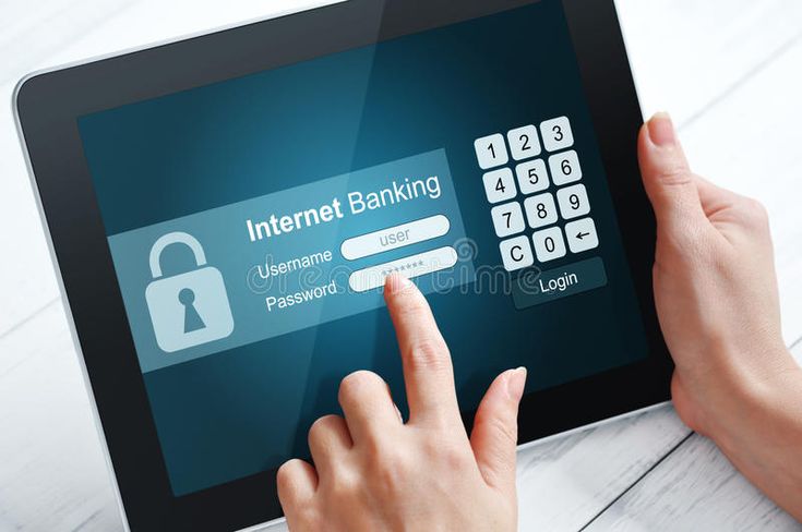 Internet banking concept stock photo Image of fingers 38243944