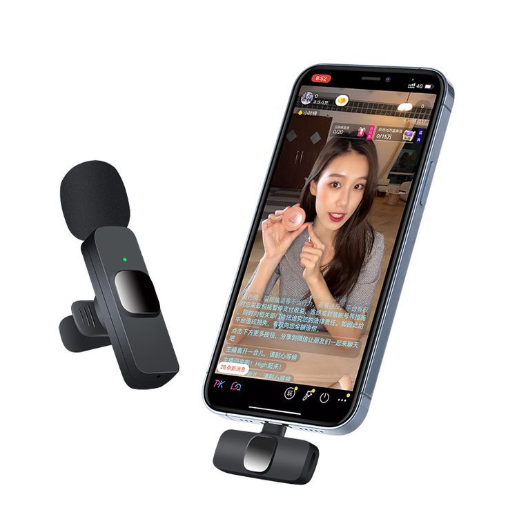 K9 lapel microphone compatible for iphone android
