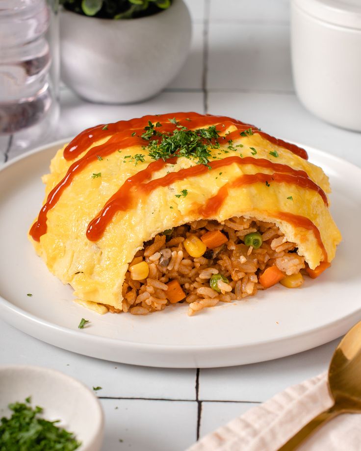 Omurice Japanese Rice Omelet