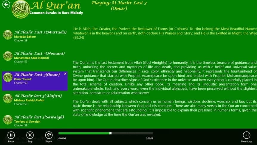 Aplikasi Alquran untuk Laptop - Al-Quran Visual Impairment