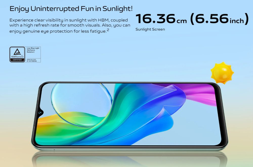 HP Vivo Y18e - Menyajikan Layar Luas 