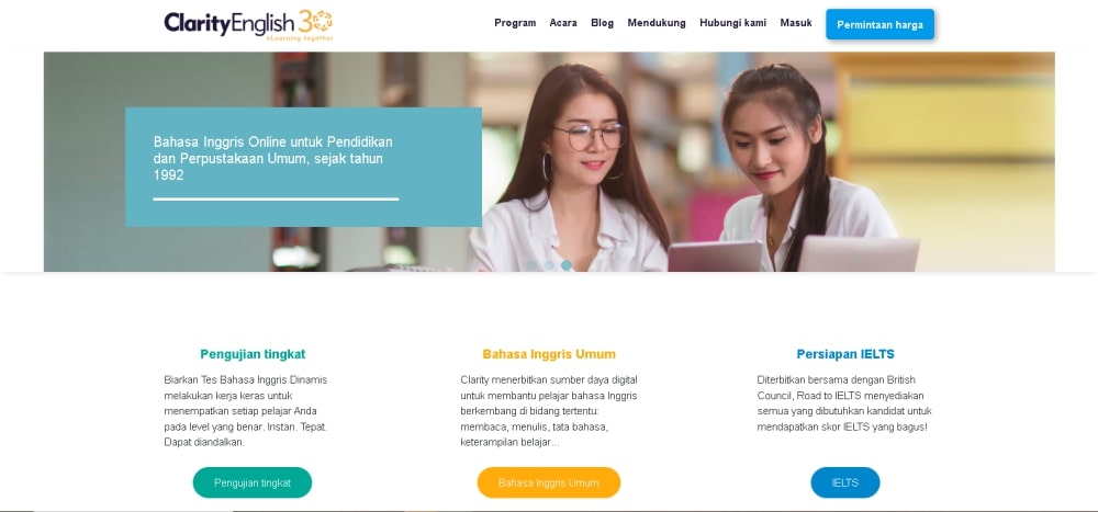 Situs gratis IELTS - clarityenglish.com