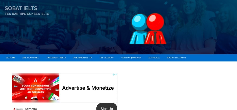 Situs gratis IELTS- ieltsbuddy.com