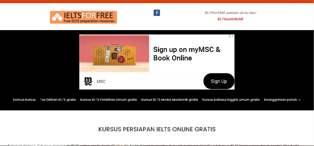 Situs gratis IELTS - i ieltsforfree.com